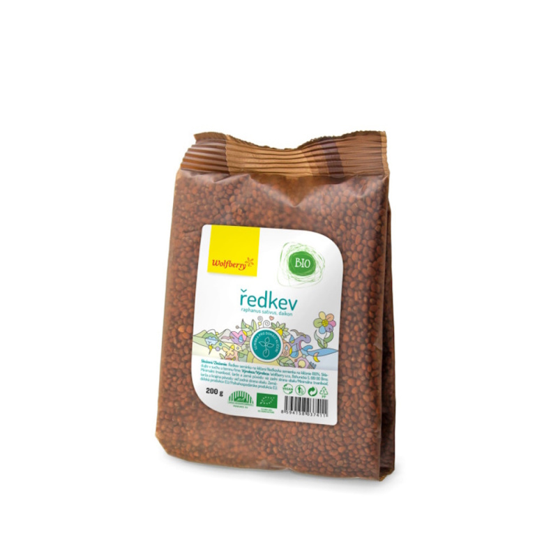 WOLFBERRY Ředkev semínka na klíčení BIO 200 g