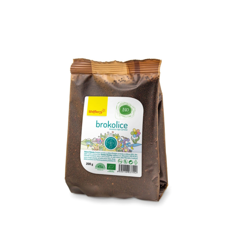 Wolfberry Brokolice BIO semínka na klíčení 200 g