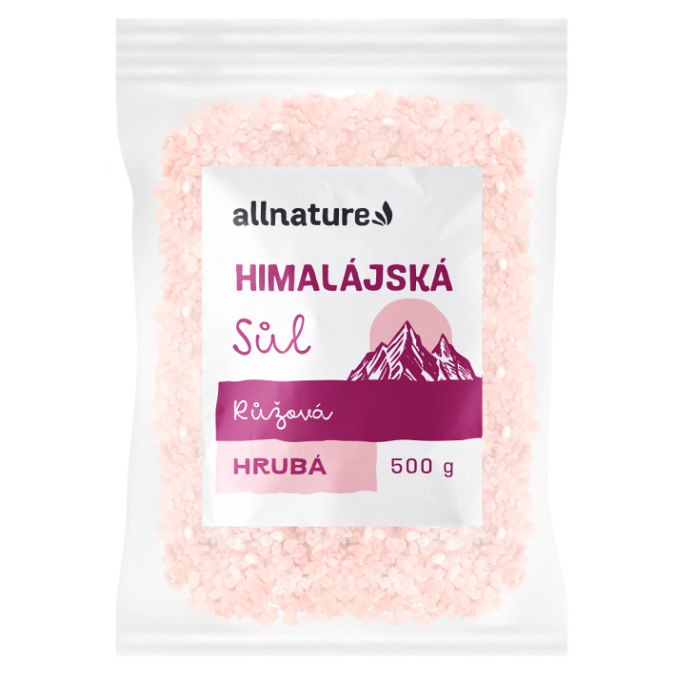 ALLNATURE Himalájská sůl růžová hrubá 500 g
