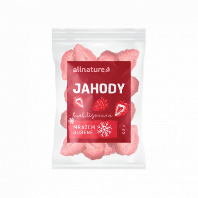 Allnature Jahoda sušená mrazem celá 20g