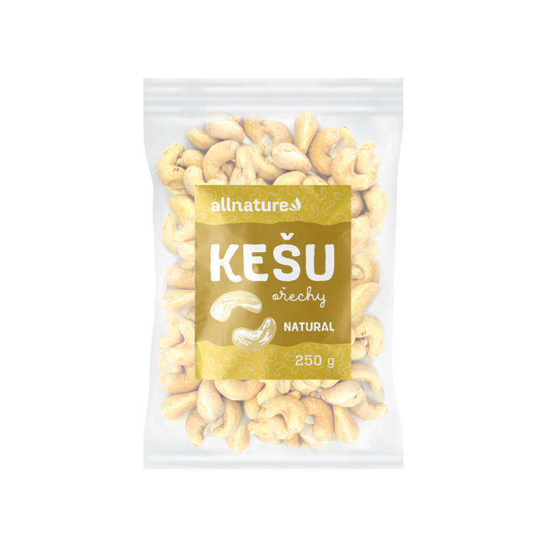 ALLNATURE Kešu jádra 250 g