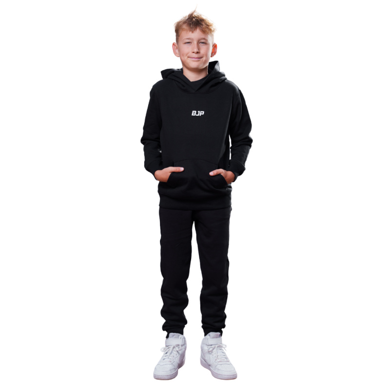 BJP Dětské Tepláky Basic, Černá Výška a věk: 122-128 cm (7-8 let)
