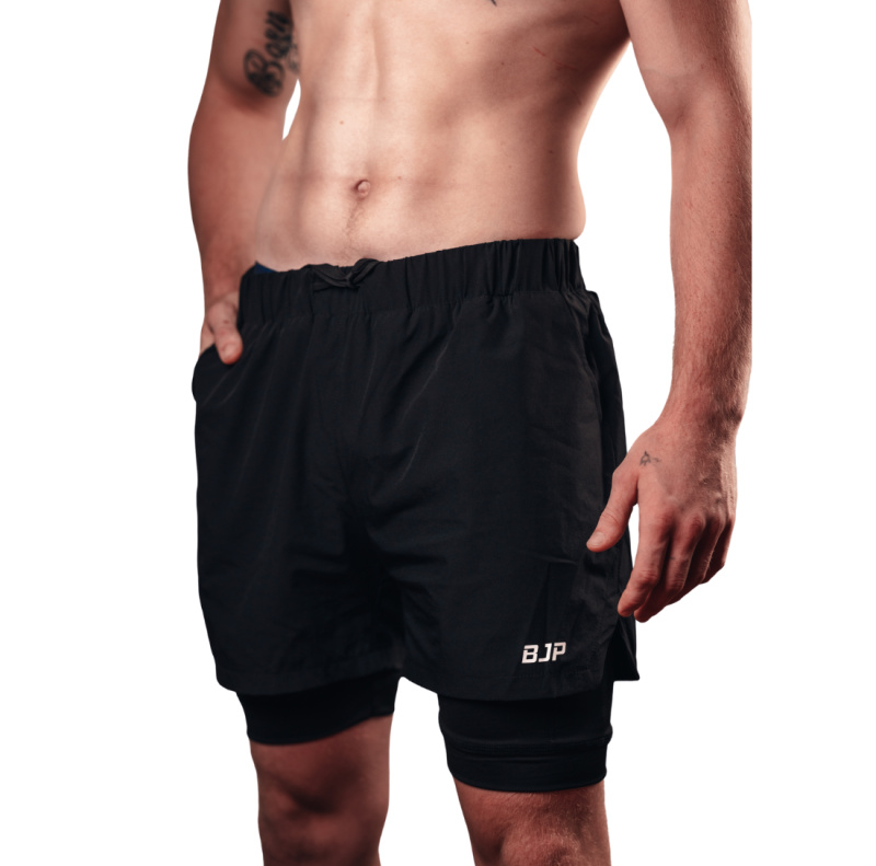 BJP Pulse Sportovní Kraťasy Run, Černá Velikost: M