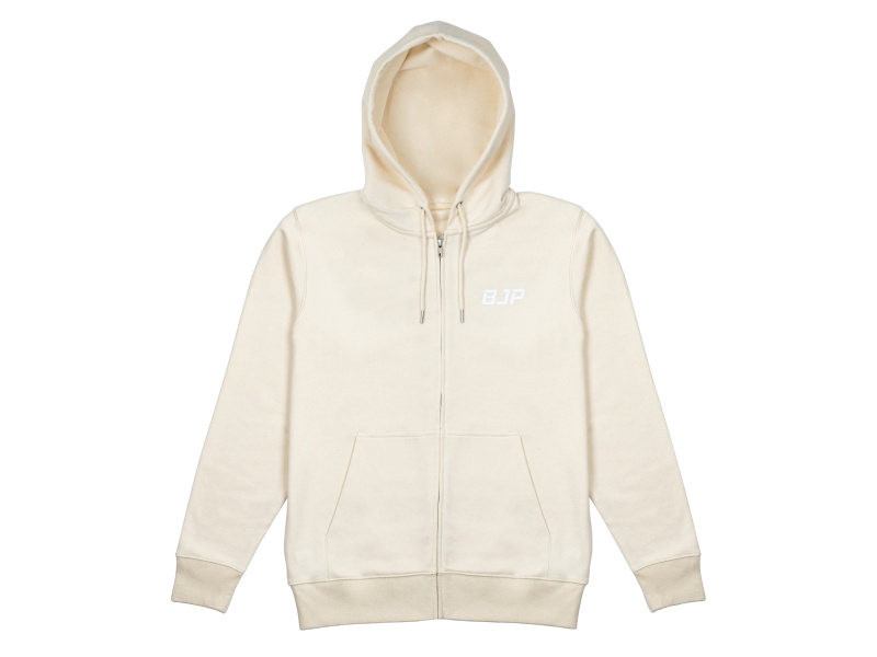 BJP Zip Hoodie Core, Natural Raw Velikost: S