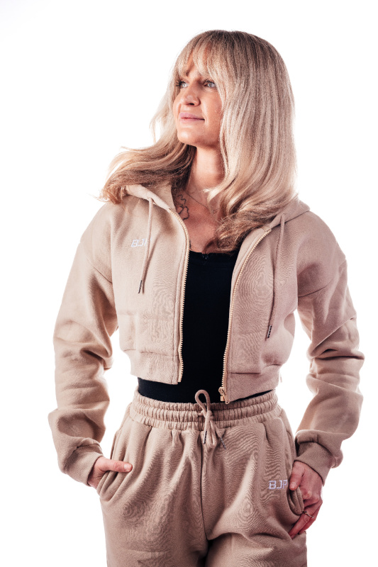 BJP Dámská Mikina Core, béžová Velikost: S