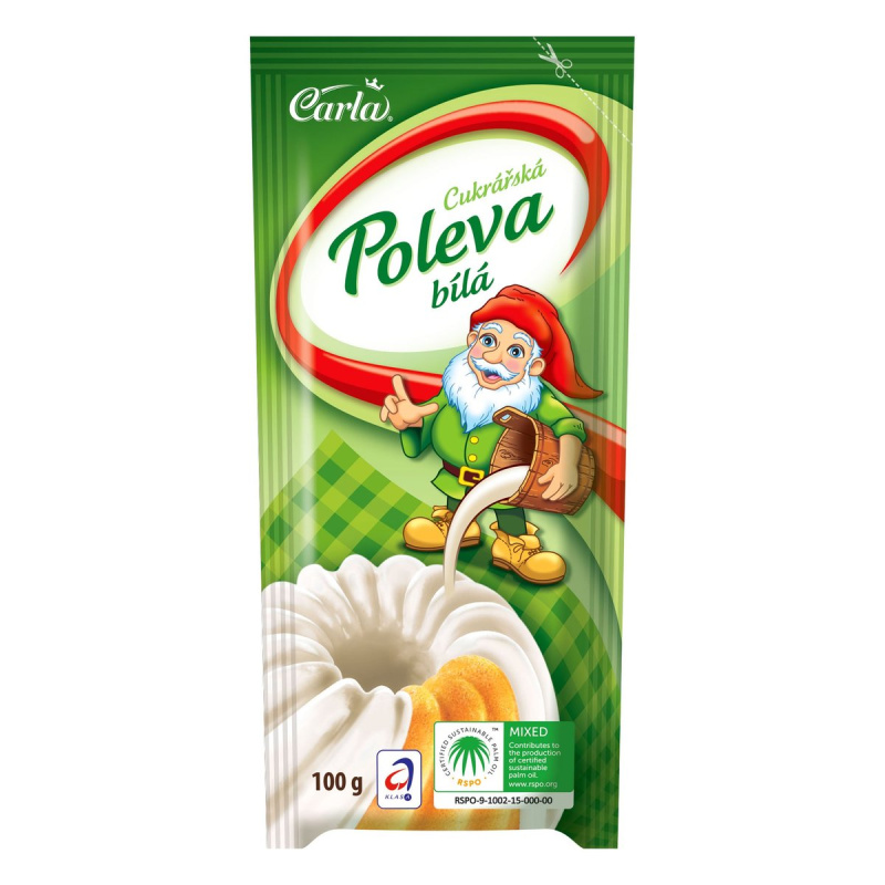 Carla Cukrářská poleva bílá