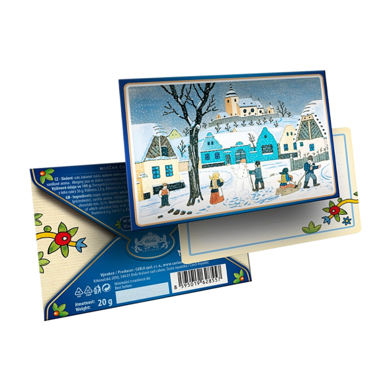 CARLA Lada mléčná čokoláda 20 g