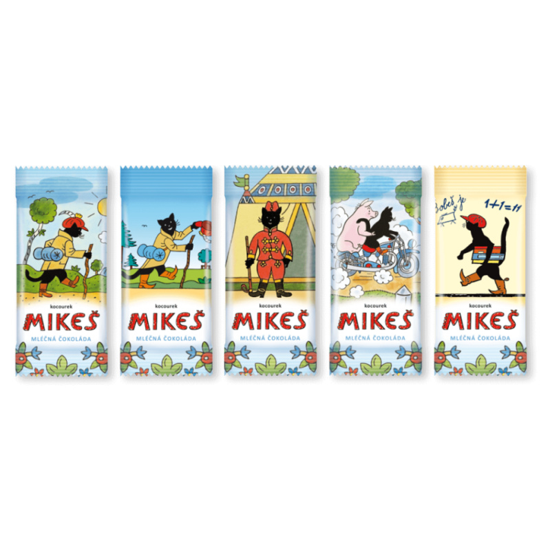 CARLA Mléčná čokoláda KOCOUR MIKEŠ 20 g