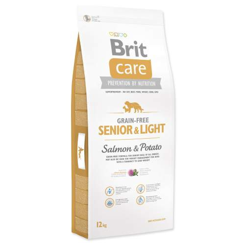 Brit Care Grain-free Senior&Light Salmon & Potato 12kg