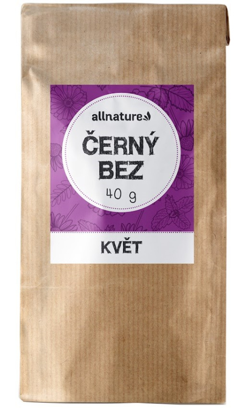 Allnature Černý bez květ 40 g