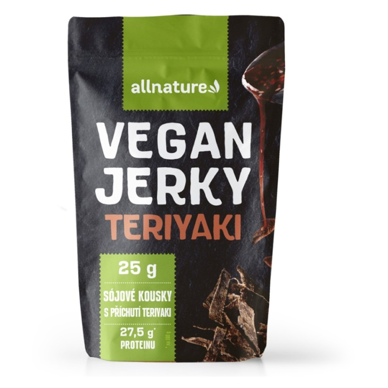 Allnature Vegan Teriyaki Jerky, 25 g