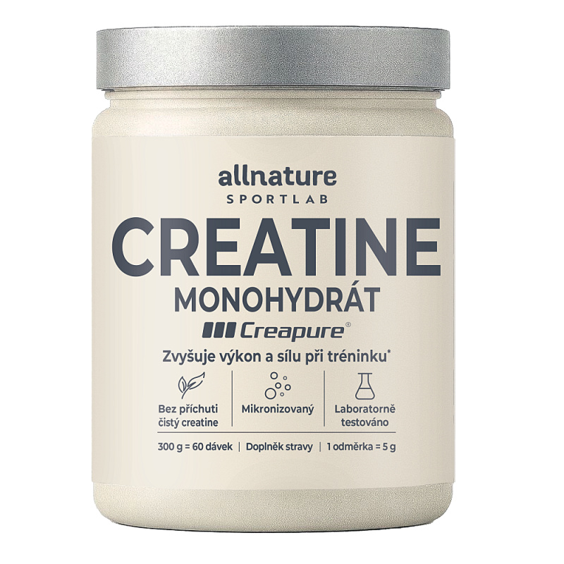 Allnature Sportlab Creatine Monohydrát Creapure 300 g