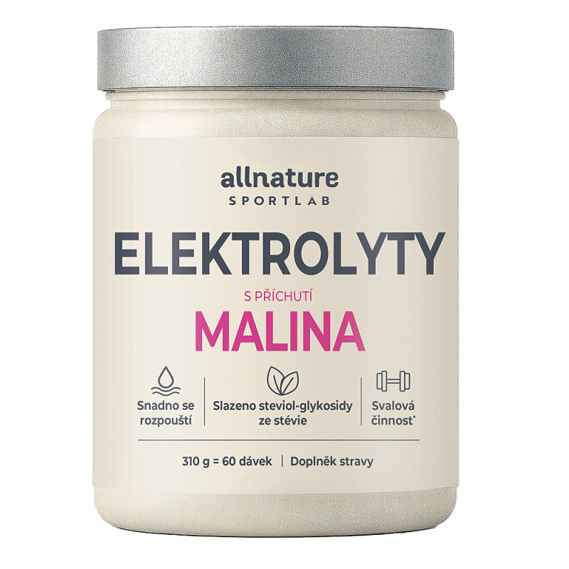 Allnature Sportlab Elektrolyty malina 310 g