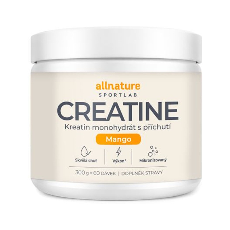ALLNATURE Sportlab creatine monohydrát mango 300 g