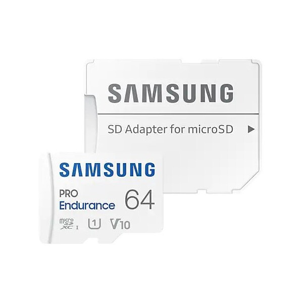 Samsung micro SDXC 64GB PRO Endurance + SD adaptér