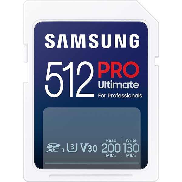 Samsung SDXC 512GB PRO ULTIMATE MB-SY512S/WW Bílá