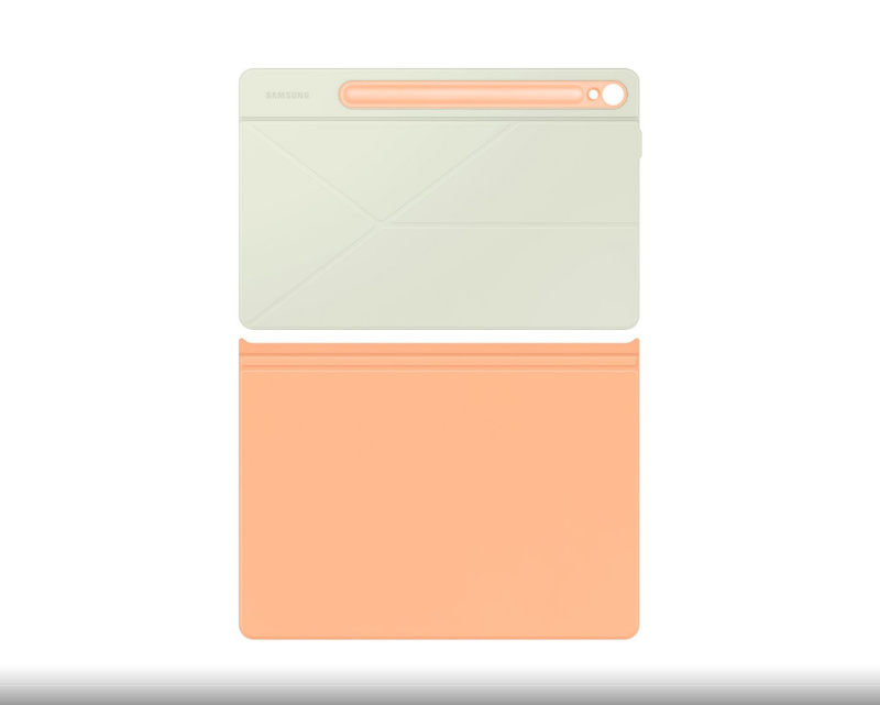Samsung EF-BX710POE Smart Book pouzdro pro Galaxy Tab S9 / S9 FE – oranžové