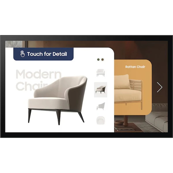 Samsung LH32QMCTBGCXEN velkoformátový displej 32" Černá