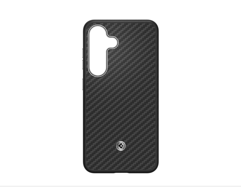 Samsung by Spigen Enzo Aramid Magnet Kryt pro Galaxy S25+ – Black Silver