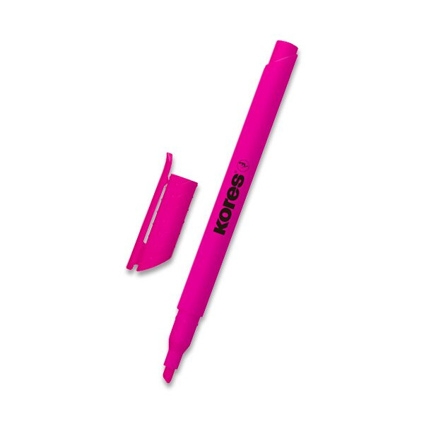 Zvýrazňovač Kores High Liner růžový