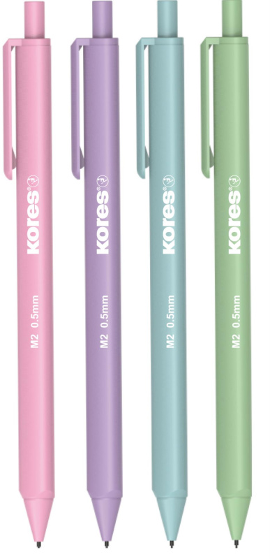 Mikrotužka Kores v pastelových barvách