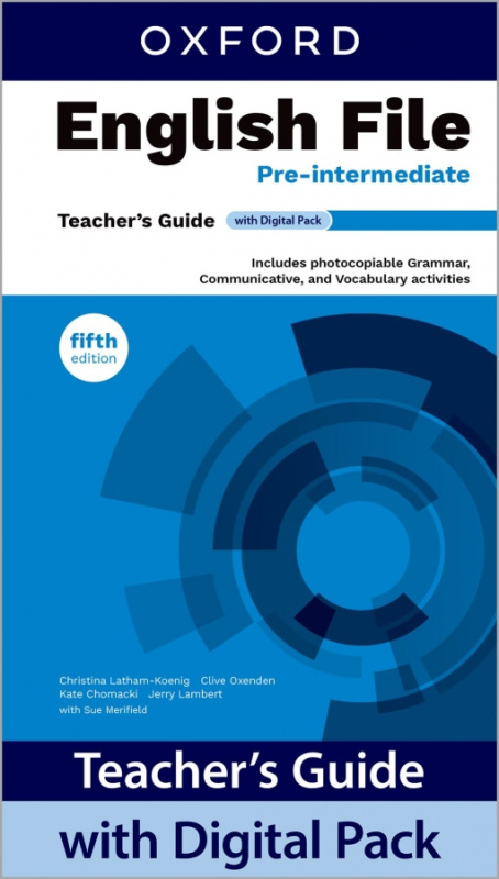 English File Fifth Edition Pre-Intermediate Teacher´s Book with Digital Pack Oxford University Press