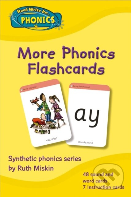 Read Write Inc. Phonics: More Phonics Flashcards - Ruth Miskin - kniha z kategorie Pro děti