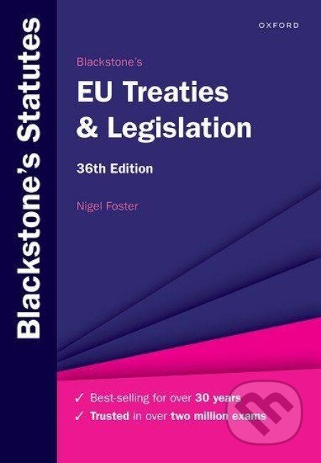 Blackstone's EU Treaties & Legislation - Nigel Foster - kniha z kategorie Právo